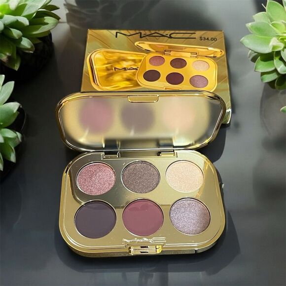 MAC Treasured Eyeshadow Palette x6 Rose To The Occasion Limited Edition - Picture 3 of 16